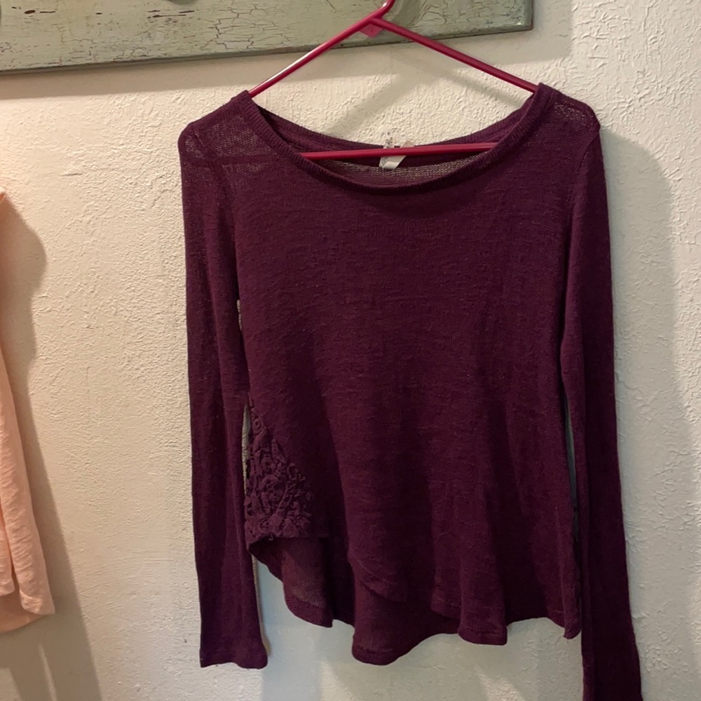 Plum colored sweater by Mudd
